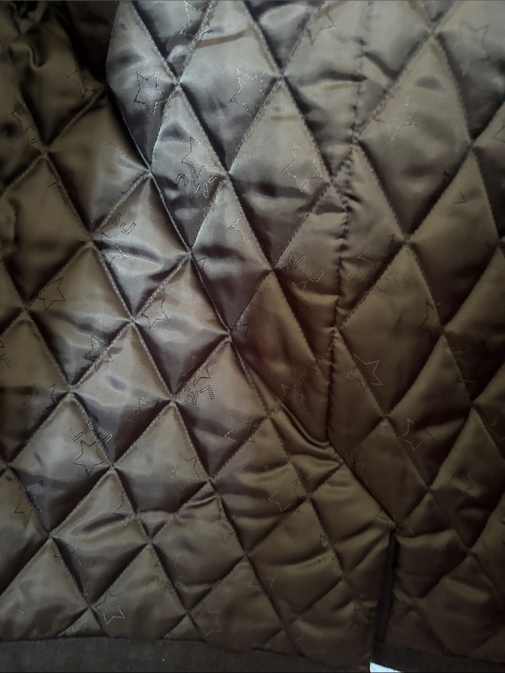 Little Marc Jacobs Navy Pea Coat with Tan Trim and Cream Sherpa Collar - Picture 7 of 7